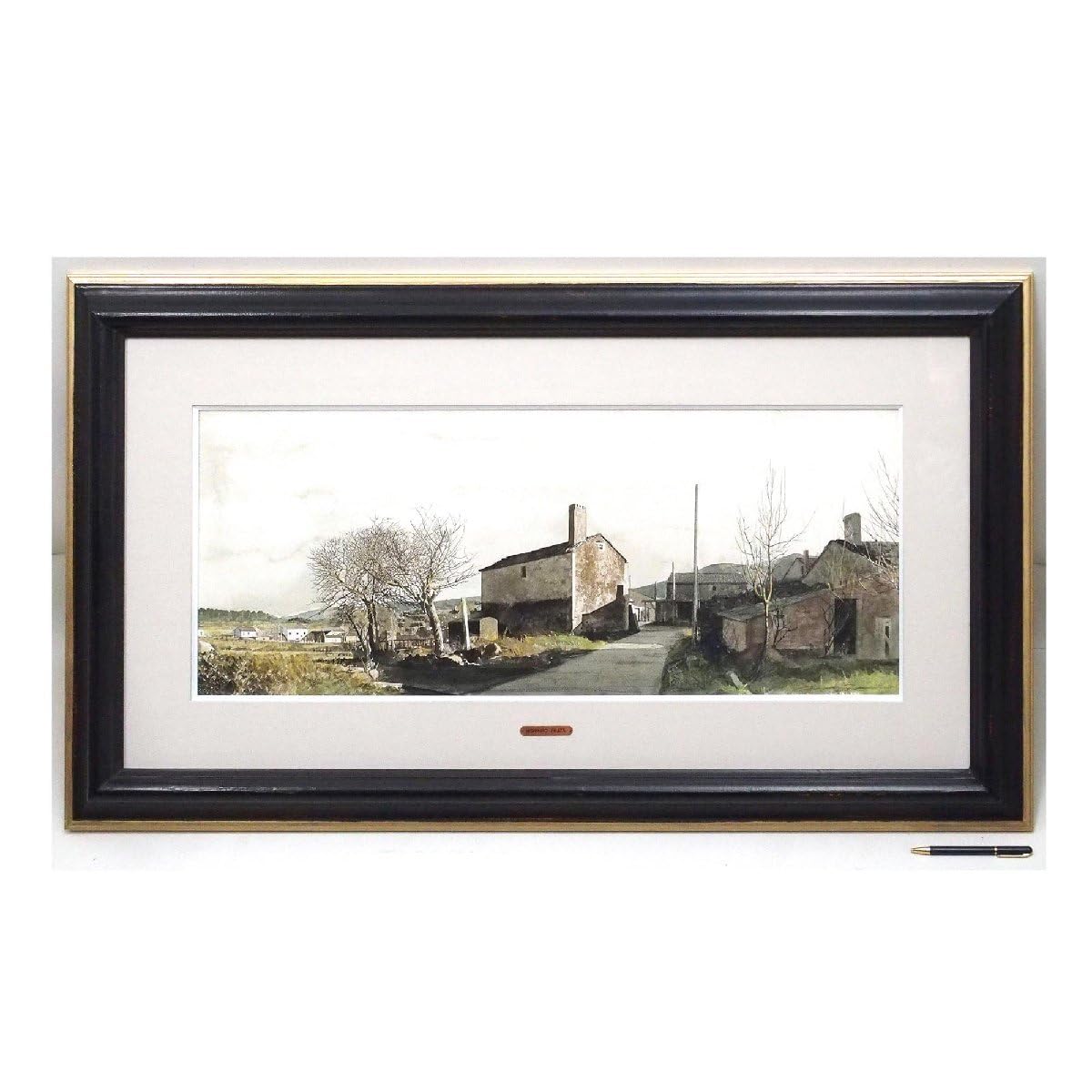 激レア❣❣現代日本画家・藤田西洋渡欧しフランドル派の絵画・真作保証